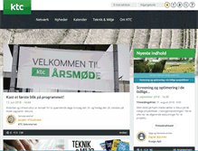 Tablet Screenshot of ktc.dk